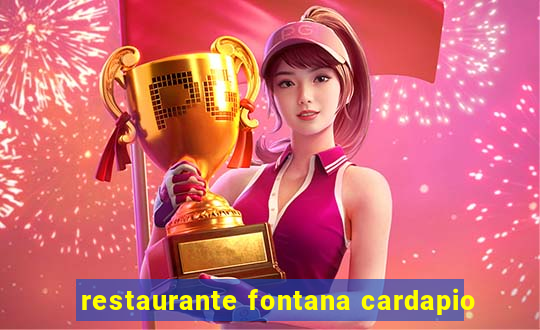 restaurante fontana cardapio